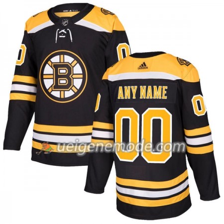 Herren Eishockey Boston Bruins Trikot Custom Adidas 2017-2018 Schwarz Authentic
